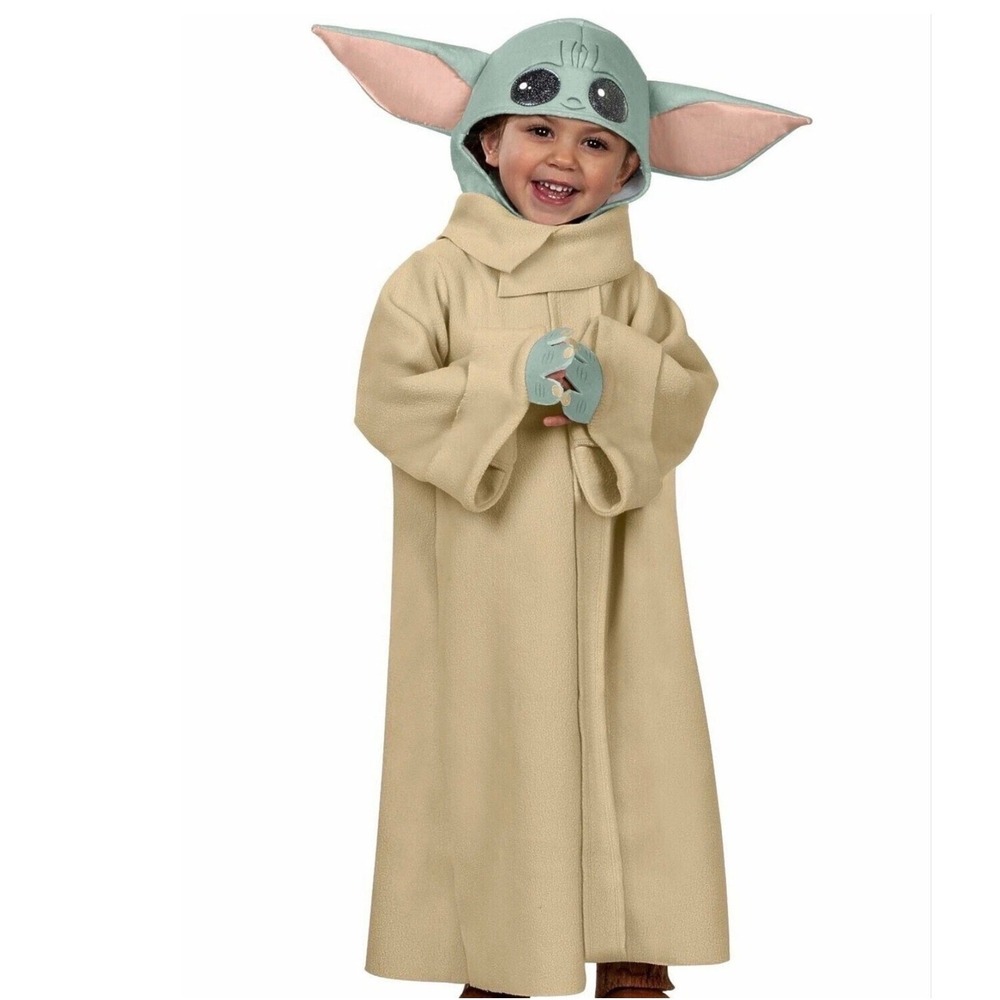 Rubies Official Star Wars The Mandalorian Baby Yoda Grogu The Child Costume 4-6
